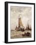 Fisherman on the Beach-Hendrik Willem Mesdag-Framed Giclee Print