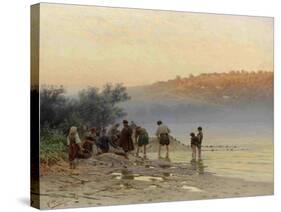 Fisherman on the Dnepr, 1898-Nikolay Alexandrovich Sergeyev-Stretched Canvas