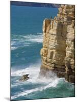 Fisherman on the Edge of the Cliff, Cape St. Vincent Peninsula, Sagres, Algarve, Portugal-Neale Clarke-Mounted Photographic Print