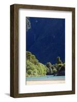 Fisherman on the Puelo River, northern Patagonia, Chile, South America-Alex Robinson-Framed Photographic Print