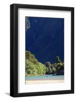 Fisherman on the Puelo River, northern Patagonia, Chile, South America-Alex Robinson-Framed Photographic Print