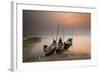 Fisherman Prepare to Set Out, Irrawaddy River, Myanmar (Burma), Asia-Colin Brynn-Framed Photographic Print