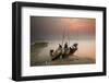 Fisherman Prepare to Set Out, Irrawaddy River, Myanmar (Burma), Asia-Colin Brynn-Framed Photographic Print