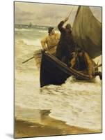 Fisherman Returning Home, Skagen, 1885-Peder Severin Kröyer-Mounted Giclee Print