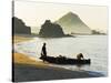 Fisherman Returning to Kuta Beach with His Daily Catch, Kuta Lombok, Indonesia, Southeast Asia-Matthew Williams-Ellis-Stretched Canvas