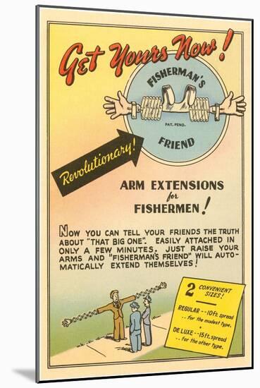 Fisherman's Arm Extensions-null-Mounted Art Print