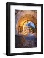 Fisherman's Bastion at Night, Buda, Budapest, Hungary-Jim Engelbrecht-Framed Photographic Print