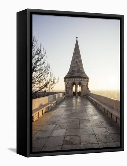 Fisherman's Bastion, Budapest, Hungary, Europe-Ben Pipe-Framed Stretched Canvas