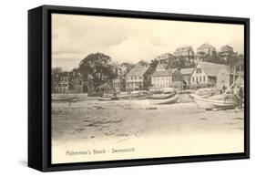 Fisherman's Beach, Swampscott, Mass.-null-Framed Stretched Canvas