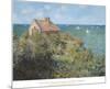 Fisherman's Cottage on the Cliffs at Varengeville-Claude Monet-Mounted Art Print