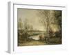 Fisherman's Cove-null-Framed Art Print