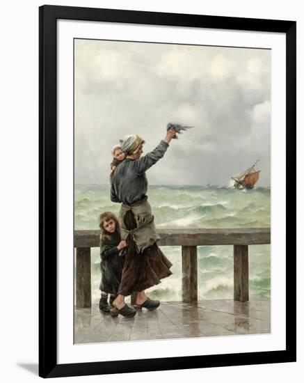 Fisherman's Homecoming-August Hagborg-Framed Giclee Print