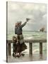 Fisherman's Homecoming-August Hagborg-Stretched Canvas