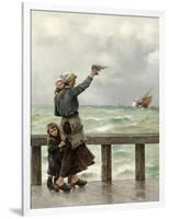 Fisherman's Homecoming-August Hagborg-Framed Giclee Print