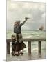 Fisherman's Homecoming-August Hagborg-Mounted Giclee Print