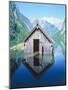 Fisherman's house in the Ober Lake, Bavaria, Germany-Herbert Kehrer-Mounted Photographic Print