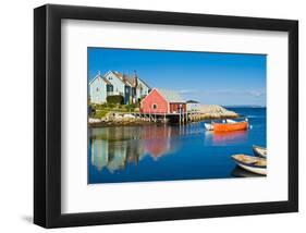 Fisherman's house Peggy's Cove-null-Framed Art Print