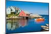 Fisherman's house Peggy's Cove-null-Mounted Art Print
