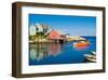 Fisherman's house Peggy's Cove-null-Framed Art Print