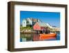 Fisherman's house Peggy's Cove-null-Framed Art Print