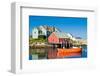 Fisherman's house Peggy's Cove-null-Framed Art Print