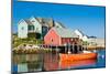 Fisherman's house Peggy's Cove-null-Mounted Art Print