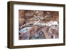 Fisherman's Houses in the Pirate's Cove Cueva De Candeleria, Canary Islands, Spain-Markus Lange-Framed Photographic Print