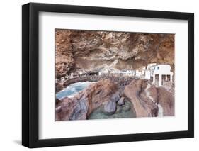 Fisherman's Houses in the Pirate's Cove Cueva De Candeleria, Canary Islands, Spain-Markus Lange-Framed Photographic Print