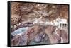 Fisherman's Houses in the Pirate's Cove Cueva De Candeleria, Canary Islands, Spain-Markus Lange-Framed Stretched Canvas