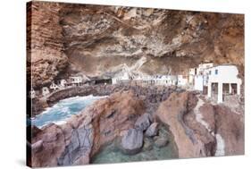 Fisherman's Houses in the Pirate's Cove Cueva De Candeleria, Canary Islands, Spain-Markus Lange-Stretched Canvas