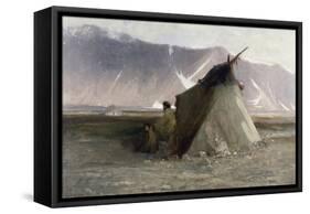 Fisherman's Hut, Siberia-Robert Swain Gifford-Framed Stretched Canvas