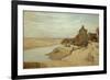 Fisherman's Huts at Sainte-Adresse-Jean-Baptiste-Camille Corot-Framed Giclee Print