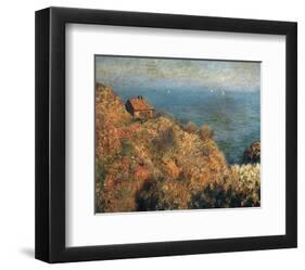 Fisherman's Lodge at Varengeville-Claude Monet-Framed Art Print