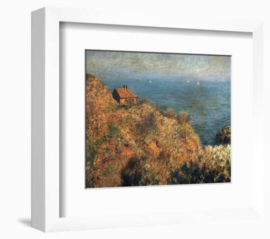 Fisherman's Lodge at Varengeville-Claude Monet-Framed Art Print