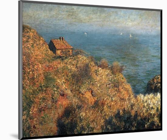 Fisherman's Lodge at Varengeville-Claude Monet-Mounted Art Print