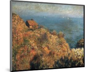 Fisherman's Lodge at Varengeville-Claude Monet-Mounted Art Print