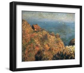 Fisherman's Lodge at Varengeville-Claude Monet-Framed Art Print