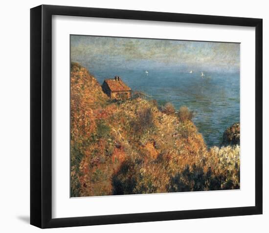 Fisherman's Lodge at Varengeville-Claude Monet-Framed Art Print