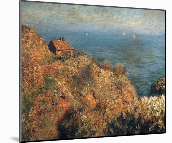 Fisherman's Lodge at Varengeville-Claude Monet-Mounted Art Print