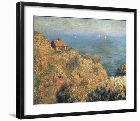 Fisherman’s Lodge at Varengeville-Claude Monet-Framed Art Print