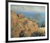 Fisherman’s Lodge at Varengeville-Claude Monet-Framed Art Print