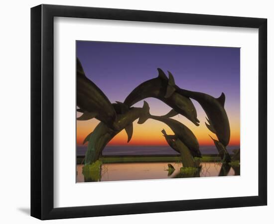 Fisherman's Memorial Fountain, Mazatlan, Mex-Paul Gallaher-Framed Photographic Print