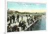 Fisherman's Paradise, Pier at Redondo Beach, California-null-Framed Art Print