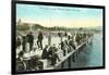 Fisherman's Paradise, Pier at Redondo Beach, California-null-Framed Art Print