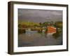 Fisherman's Quay, Salcombe-Jennifer Wright-Framed Giclee Print