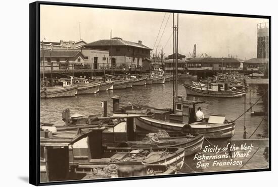 Fisherman's Wharf, San Francisco, California-null-Framed Stretched Canvas