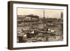 Fisherman's Wharf, San Francisco, California-null-Framed Art Print