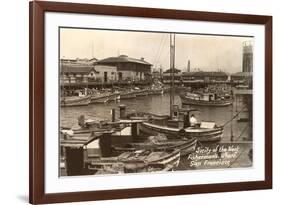 Fisherman's Wharf, San Francisco, California-null-Framed Art Print