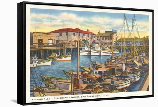 Fisherman's Wharf, San Francisco, California-null-Framed Stretched Canvas