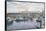 Fisherman’S Wharf Sunset-Stanton Manolakas-Framed Stretched Canvas